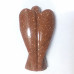 Red Goldstone Angel Statue