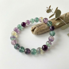 Multi Fluorite Beads Bracelet