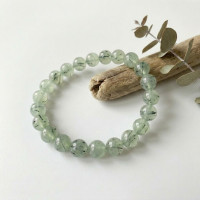 Prehnite Beads Bracelet