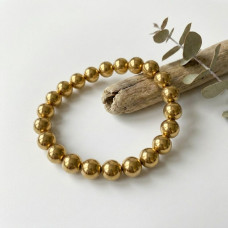 Golden Hematite Beads Bracelet Golden Hematite Beads Bracelet