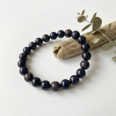 Blue Sunsitara  Beads Bracelet