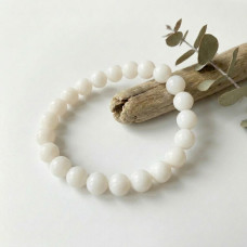 White Hakik Beads Bracelet