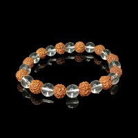 Crystal rudraksha Bracelet