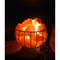 Salt lamp - Metal Basket