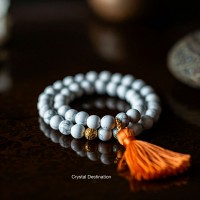 Howlite Mala