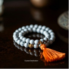 Howlite Mala