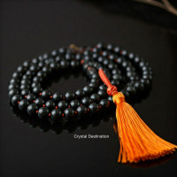 Black Agate Mala 