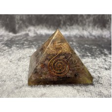 Orgonite Ruby Pyramid