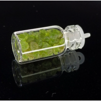 Peridot Bottle Pendant