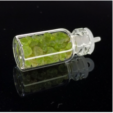 Peridot Bottle Pendant