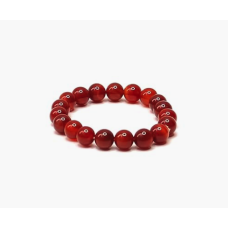 Red Carnelian Beads Bracelet