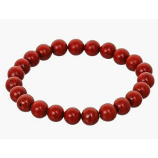 Red Jasper Beads Bracelet