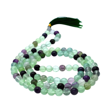 Multi Fluorite Beads Mala